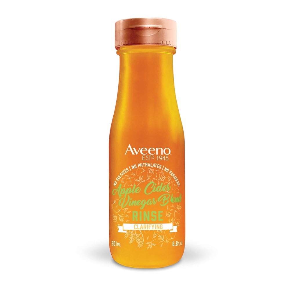Aveeno Apple Cider Vinegar Blend Hair Rinse Clarify Shine 6.8 oz